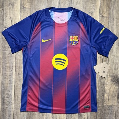 NWT Nike FC Barcelona 25/26 Authentic Stadium Home Soccer Jersey