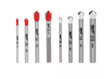 Carbide Glass and Tile Bit Set  Natural Stone Bit Set 8-Pac This drill bit set
