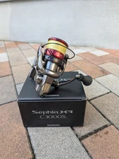 Shimano Sephia XR C3000S Spinning Reel Red/Yellow Spool No Customs Fees US