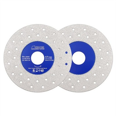 2pcs Diamond Cutting Grinding Disc Wheel for Porcelain Tile Saw Blade 115mm