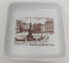 Posacenere Pubblicitario Portacenere Hotel Bernini Bristol Roma Anni ’50..