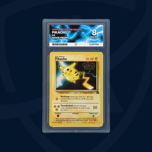 Pokémon TCG - Pikachu 4 - First Movie Black Star Promo - ACE 8