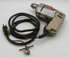 Taladro eléctrico utilitario Black and Decker 1/4" con cable portabrocas eléctrico probado LEER