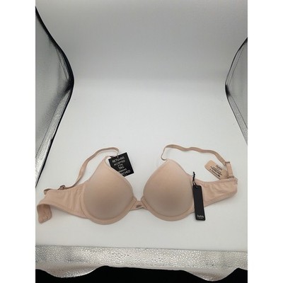 BeMe New York Classique Demi T-Shirt Bra Nude Beige Underwire 32C BMED01 NEW