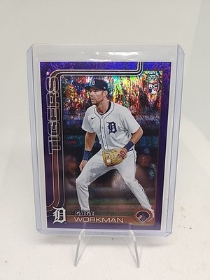 2025 Topps Update US118 Gage Workman RC Purple /250 Rookie Tigers