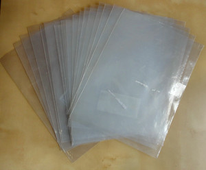 Lot 20 ANTISTATIC White Poly Bags 9"x12" Flat Open Ended ANTI STATIC