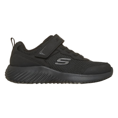 Skechers Junior Boys Trainers Bounder Techrox Touch Fastening black UK Size