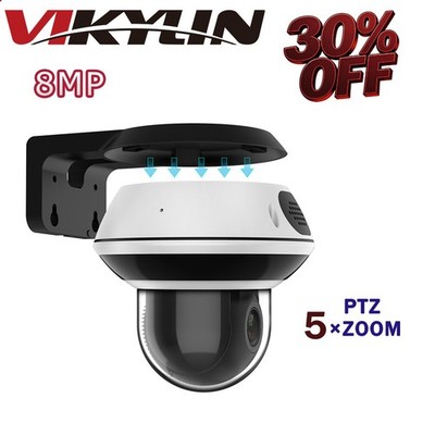 VIKYLIN 5×Optical Zoom Mini Dome  POE ONVIF 8MP 4K ptz camera