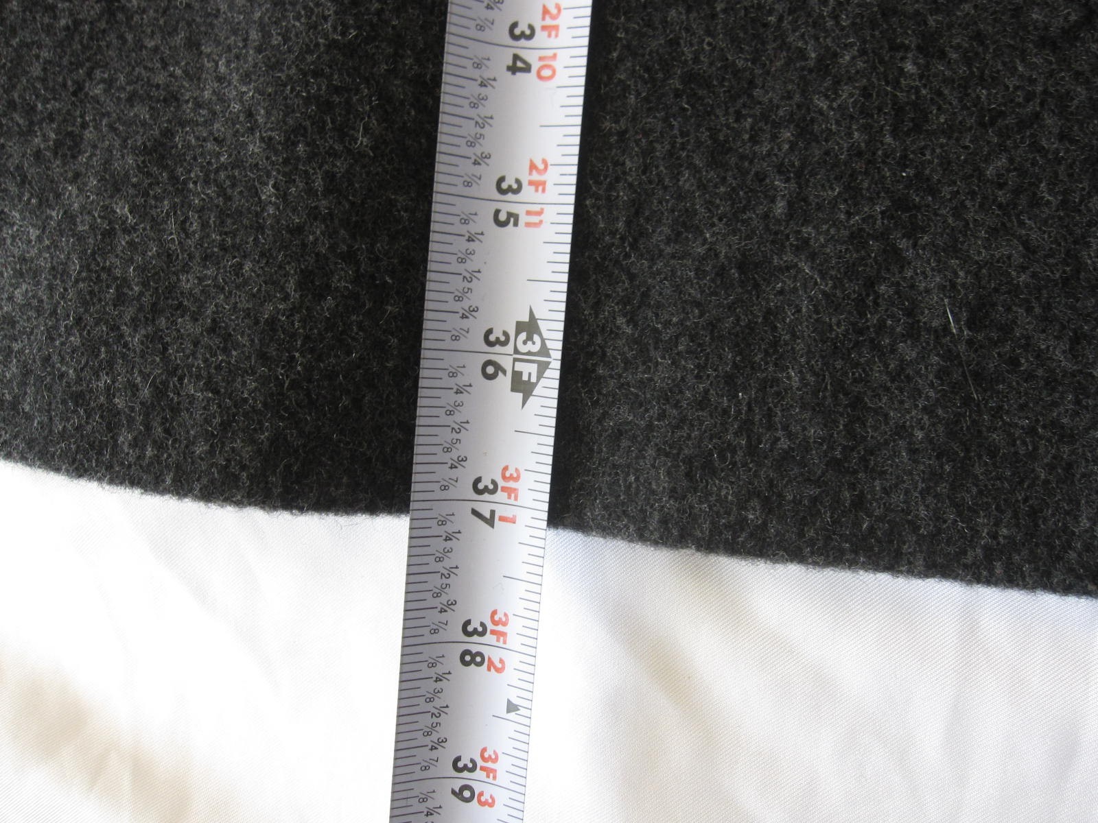 Y2K Calvin Klein Overcoat Women 100% Merino Wool Classic Sz 10(WJ89) Made in USA thumbnail 3