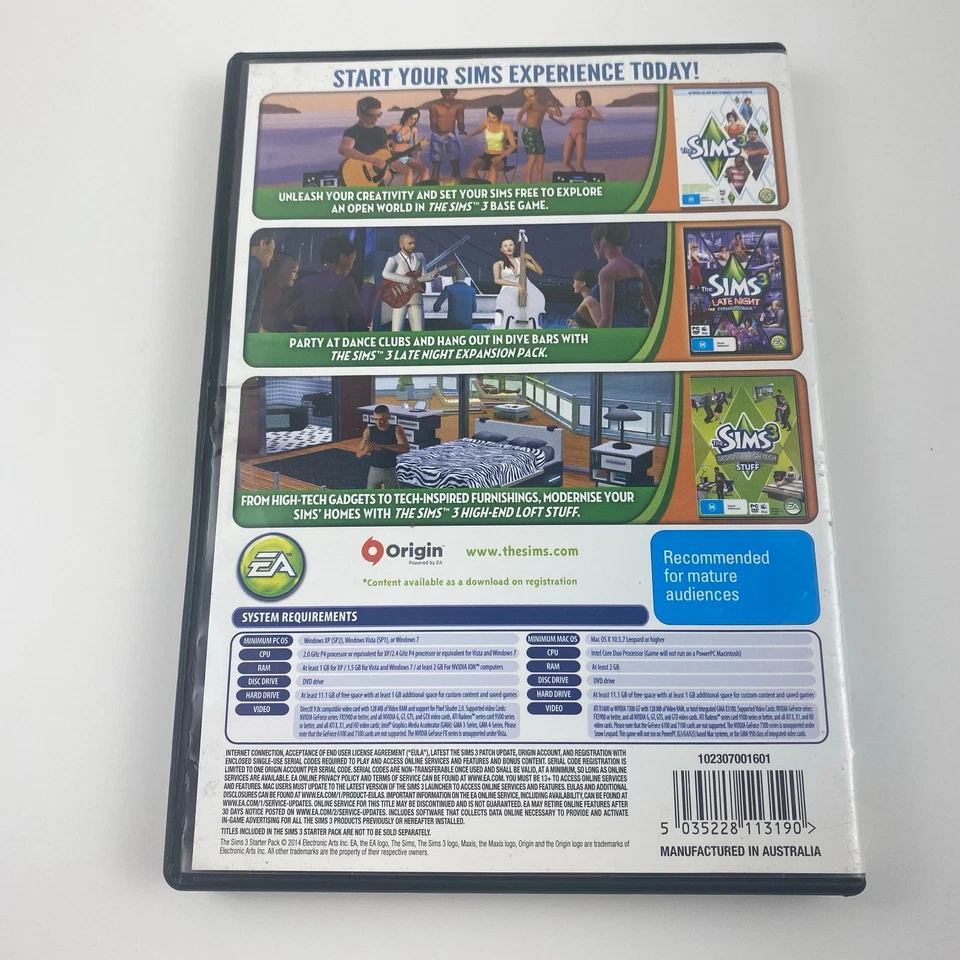 The Sims 3 Starter Pack (PC/Mac DVD, 2012) | EA, Simulation - Image 3 of 4