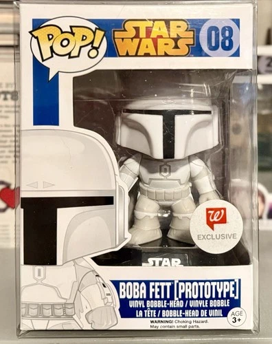 BOBA FETT [PROTOTYPE] 08 Funko Pop STAR WARS Boba Walgreens Ex VAULTED w/CASE