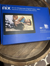 Nix Advance 8  Digital Photo Frame Model X08E Hu-Motion Sensor GREAT CONDITION