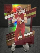 2022 Elite Gold Aspirations Sam Howell Rookie 03/24 Die Cut
