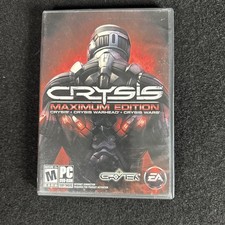 Crysis: Maximum Edition (PC, 2009) Wars-Warhead-Includes Booklets & All 3 Discs!