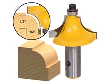 1/2" Radius Round Over Bead Edge Forming Router Bit - 1/2" Shank - Yonico 13176