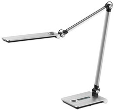 Hansa LED-Tischleuchte 'Wave', Standfuß, silber-gebürstet