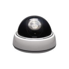 SABRE HS-FSCD Fake Security Camera Dome Style Decoy with Flashing Red LED Light