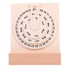 Immerwährende Kalender Rotierender Ewiger Desktop- -Zubehör