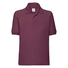 Image of Fruit Of The Loom 63417 Kids 65/35 Polycotton Polo Shirt