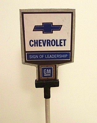 1/18, 1/24 Scale Diorama Chevrolet 2-Sided Dealer Sign
