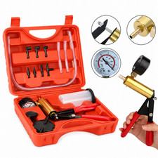 Hand Held Vacuum Pressure Pump Tester Brake Fluid Bleeder Bleeding Kit With Box
