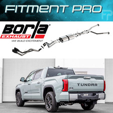 Borla Atak Catback Exhaust W4.5 Blk Chrome Tips For 2022-26 Toyota Tundra 3.4l
