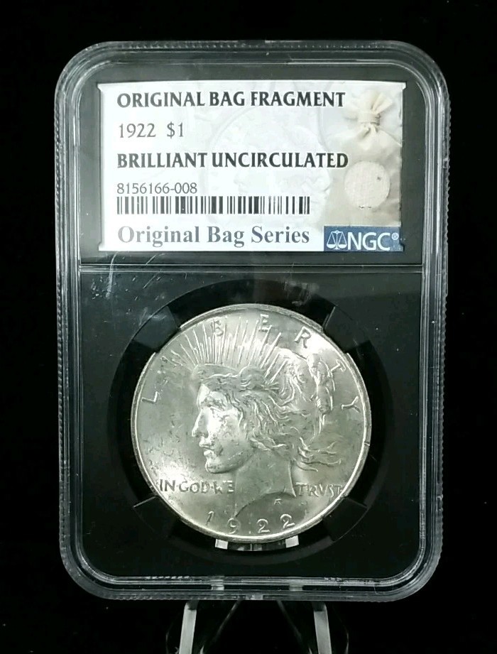 One peace 62〜69,71〜98 1922 $1 Peace Silver Dollar Original Bag Fragment Series BU