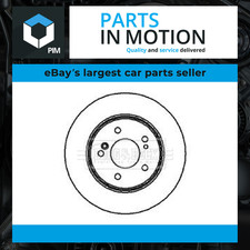Image of 2x Brake Discs Pair Solid fits MERCEDES E280 S124 2.8 Rear 93 to 96 M104.942 Set