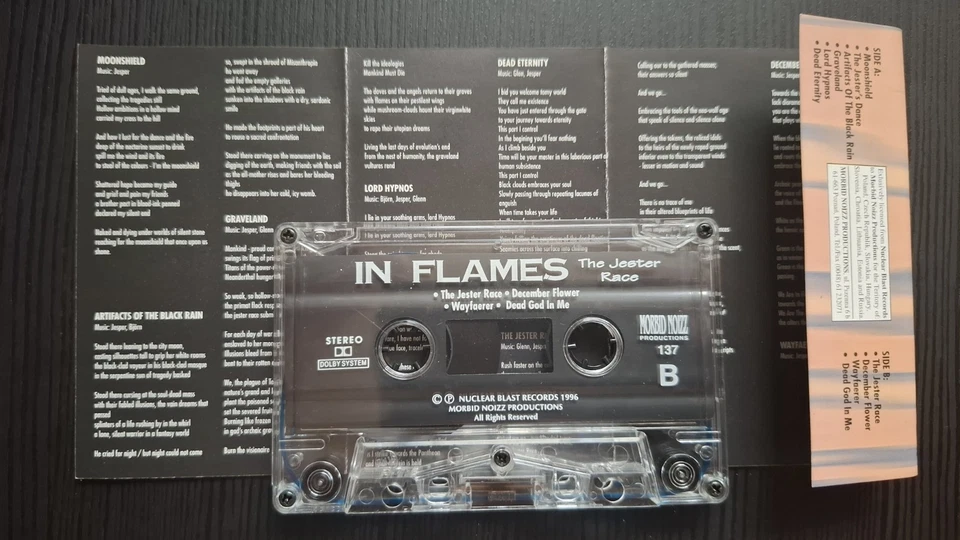 In Flames – The Jester Race 1996 MC Tape Cassette - Polish Press - Image 2 of 2