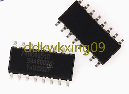 5PCS NEW 74HC4051D narrow-body analog multiplexer signal separator - Picture 2 of 2