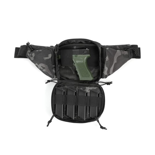 FRTKK Concealed Carry Pistol Pouch Ultimate Fanny Pack Holster Fits 1911, Glo...