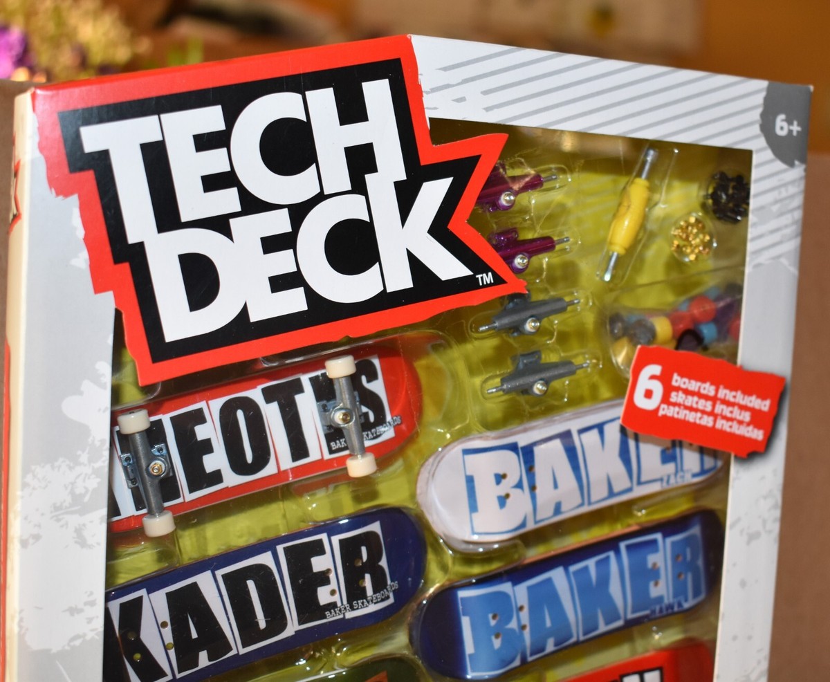 Tech Deck BAKER SET Finger Skateboard 6 PACK NEW | eBay