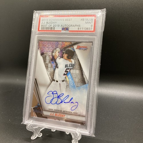 2019 J.J. Bleday Bowmans Best of 2019 autographs RC rookie PSA 9 Mint - Picture 8 of 12