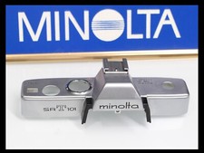 208625 MINOLTA SRT-101 TOP COVER CHROME REPAIR PART USED SRT 101
