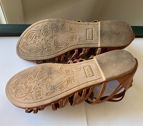 Sandalia gladiador Steve Madden Creta con tiras marrón para mujer talla 5 niños grandes - Imagen 5 de 5