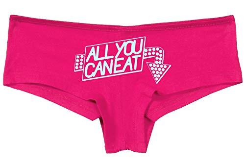 Knaughty Knickers Al You Can Eat Pink Panties Oral Aint Gonna Lick Itself Sexy - Picture 1 of 17