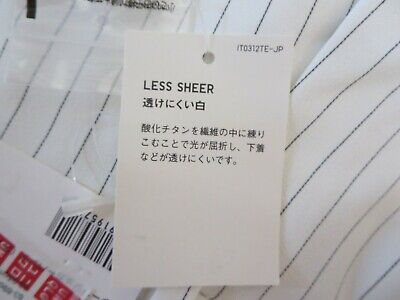 New* Uniqlo White Navy Stripe Drape Jogger Pants Size S(US) M(Japan)