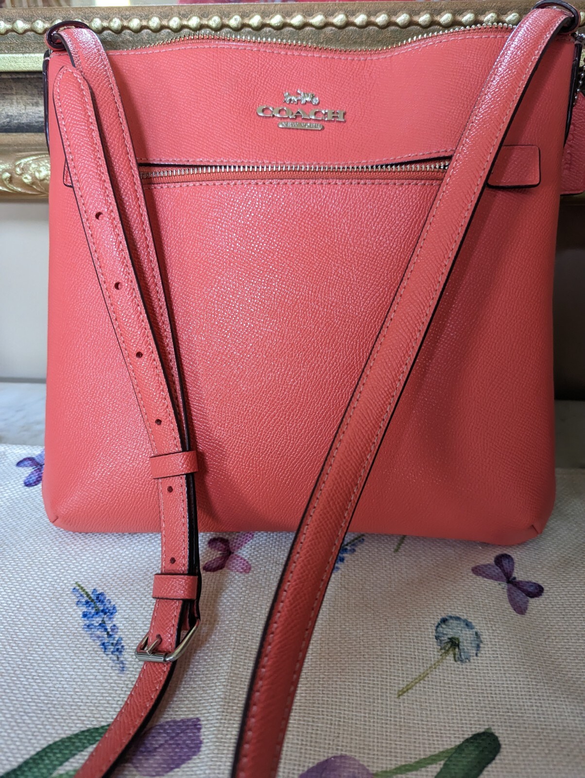 COACH Leather Rowan File Crossbody Shoulder Bag C15 Gem coach-leather-rowan-file-crossbody-shoulder-bag-c15-gem
