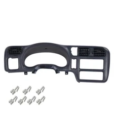 Fit For 98-04 Blazer Jimmy Sonoma S10 Bravada Dark Gray Dash Radio Trim Bezel