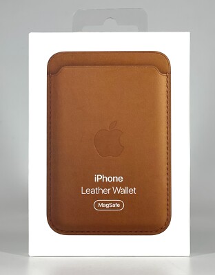 【新品未使用】iPhone Leather Wallet MagSafe OFFICIAL GENUINE APPLE IPHONE LEATHER MAGSAFE WALLET WITH FIND MY