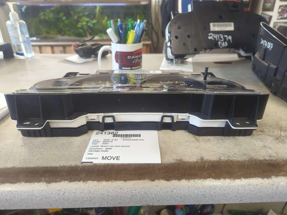Спидометр GMC SIERRA 1500 07 08 09 10 11 12 13 калибр кластер ID 25799989 200K - Изображение 3 из 4