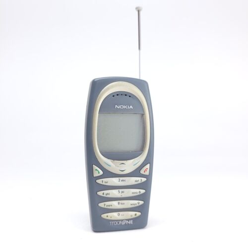 Teléfono Celular Nokia Tracfone 2285 Gris Plata Y2K Ladrillo Retro Años 90 SIN PROBAR - Imagen 1 de 7