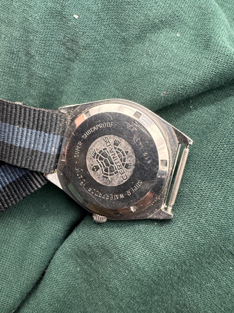 CERTINA DS-4 Vintage 37mm - Automatic Watch Black Dial