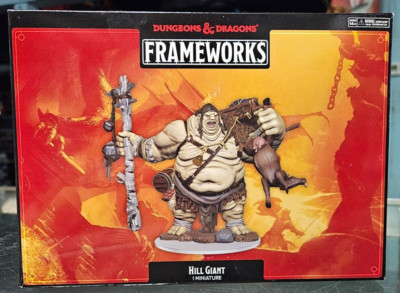 Miniature Hill Giant – WizKids D&D Frameworks – Non Peinte, Non Assemblée – Personnalisable – Donjons & Dragons – 1 Figurine