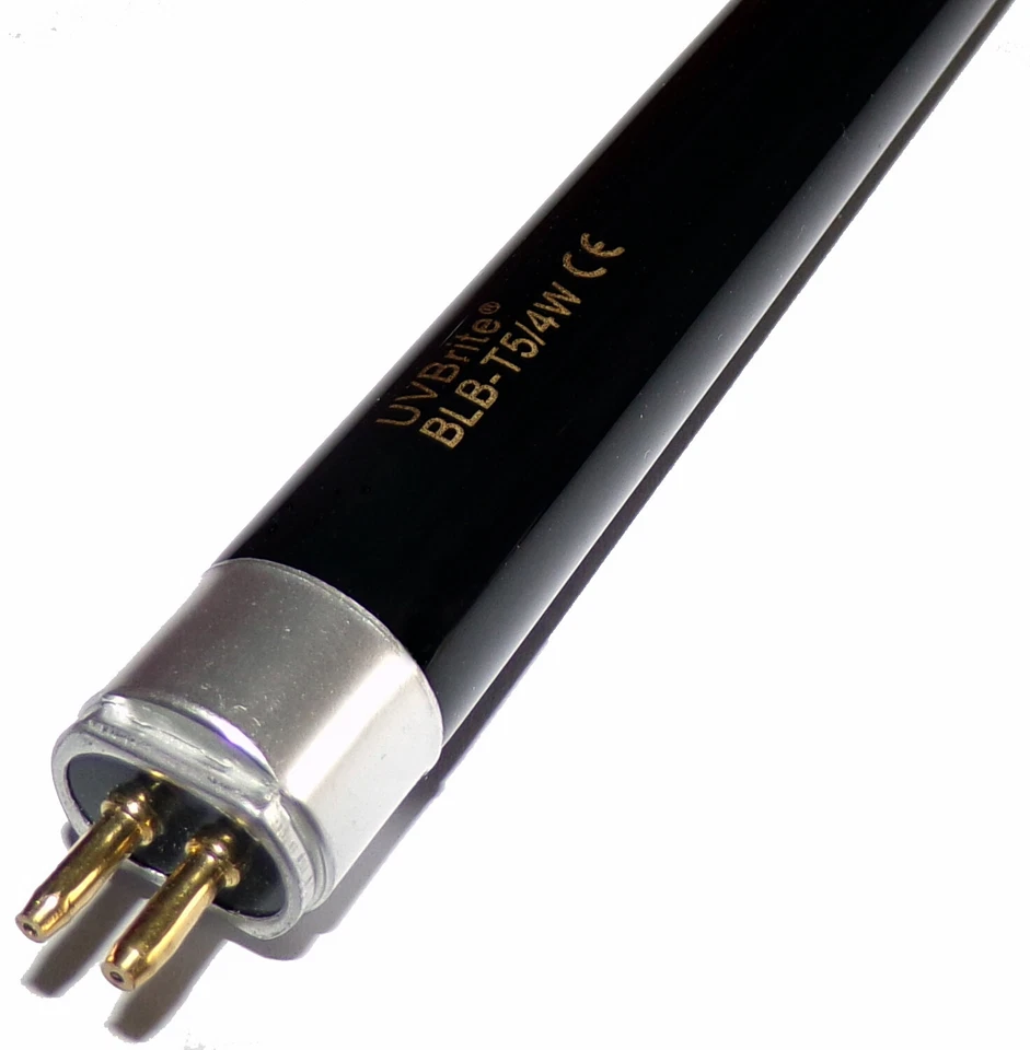 UVBrite® 4 x BLB-T5/4W 4 Watt Blacklight Bulb for UV Bank Note Money Checker - Image 3 of 4