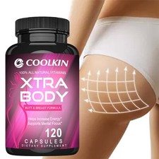 120pcs Xtra Body - Pueraria Mirifica - Butt Breast Enlargement, Estrogen Balance