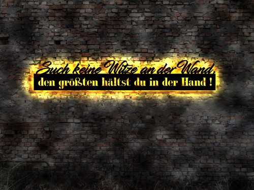 Lustiges Schild LED Toiletten WC Klo Urinal Klobecken Scheisshaus Hinweisschild - Bild 3 von 4