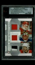 2011/12 ITG Ultimate Mem Goalie Generations SILVER Vanbiesbrouck/Osgood/Irbe /24