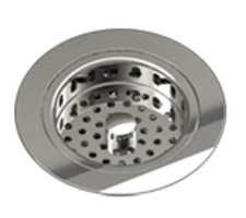Julien 100082 Brass Duo Strainer for Kitchen Sinks SATIN NICKEL NEW