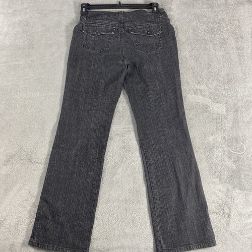 Jeanstar Jeans Womens Size 10 Black Bootcut Stretch Denim - Picture 6 of 17